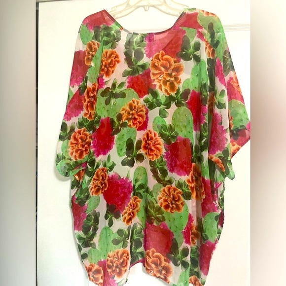 Mumu Cactus Bloom Peta Tunic - Picture 2 of 4